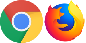 Firefox and Chrome Icons